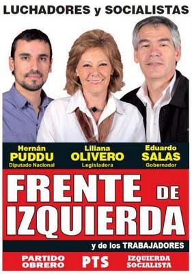 LOS CANDIDATOS DEL FRENTE DE IZQUIERDA VISITAN RÍO CUARTO