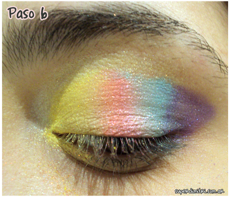 Tutorial= Rainbow eyes + Reseña Fyrinnae Pixie Epoxie