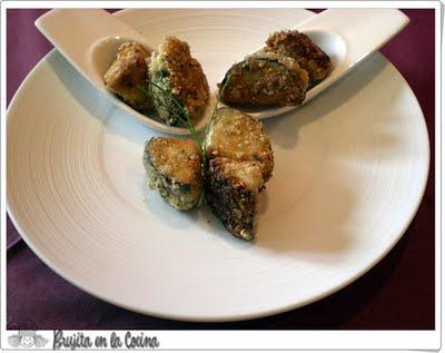 Nuggets de berenjena y Tarta de Pañales