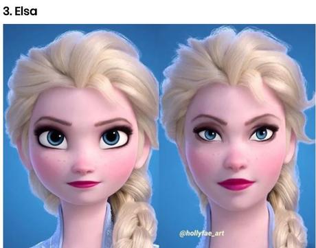 Zona Disney: Así se verían las princesas Disney con rasgos más reales Zona Disney: Así se verían las princesas Disney con rasgos más reales