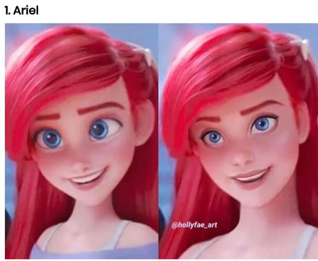 Zona Disney: Así se verían las princesas Disney con rasgos más reales Zona Disney: Así se verían las princesas Disney con rasgos más reales