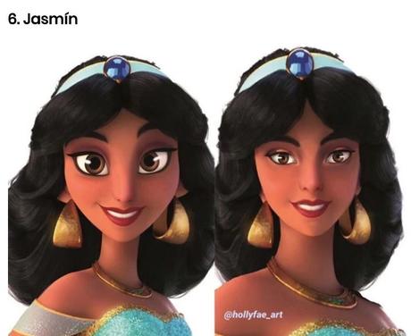 Zona Disney: Así se verían las princesas Disney con rasgos más reales Zona Disney: Así se verían las princesas Disney con rasgos más reales
