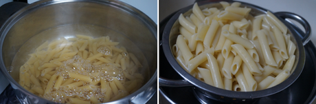 Macarrones con atún y tomate