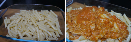 Macarrones con atún y tomate