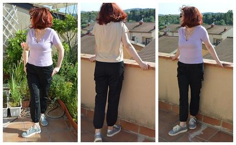 Black Cargo Slim Fit Trouser Femmeluxe Black Cargo Slim Fit Trouser