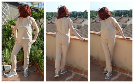 Stone Rib Two Piece Loungewear Set Femmeluxe Stone Rib Two Piece Loungewear Set