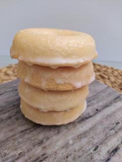 Donuts de limón glaseados - Sin Leche y Sin Huevo