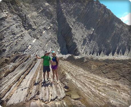 El Flysch con marea baja Ruta Flysch_Zumaia_Deba