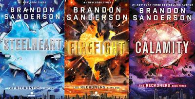 Saga Reckoners: Steelheart, Mitosis, Firefight y Calamity, de Brandon Sanderson