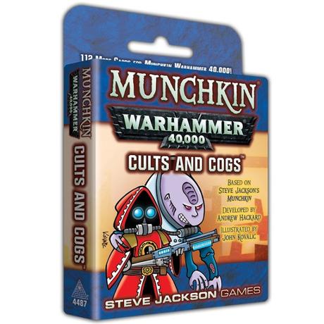 Cults and Cogs, para Munchkin Warhammer 40K, en Agosto (Nueva ampliación)