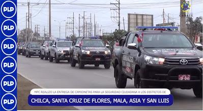 ENTREGAN VEHÍCULOS A MUNICIPIOS CAÑETANOS…