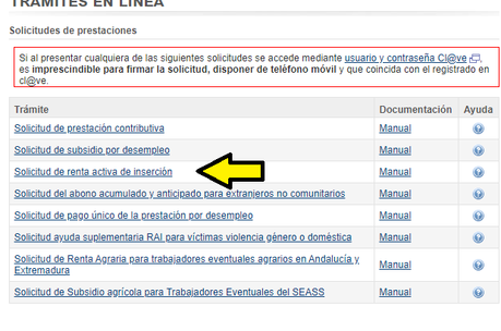 Como solicitar la Renta Activa de Inserción Online RAI