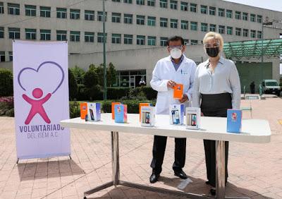 DONA VOLUNTARIADO DEL ISEM EQUIPOS TELEFÓNICOS A HOSPITALES DE LA ENTIDAD