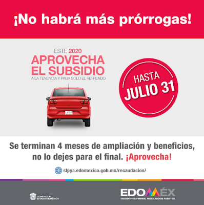 AMPLÍA EDOMÉX HORARIO DE ATENCIÓN EN CENTROS DE SERVICIOS FISCALES PARA TENENCIA Y REFRENDO