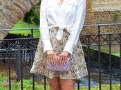 Falda flores capas