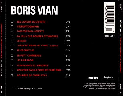 Boris Vian - Chansons Possibles Ou Impossibles (1956) Boris Vian - Chansons Possibles Ou Impossibles (1956)