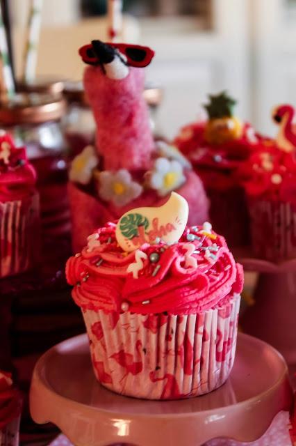 Flamingo Cupcakes (Watermelon Cupcakes)