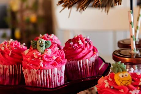Flamingo Cupcakes (Watermelon Cupcakes)