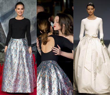 Falda Larga Raso Boda