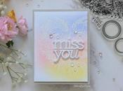 Distress Oxides Over White Embossing