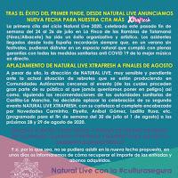 Festival Natural Live Xtrafresh aplazado a finales de Agosto del 2020
