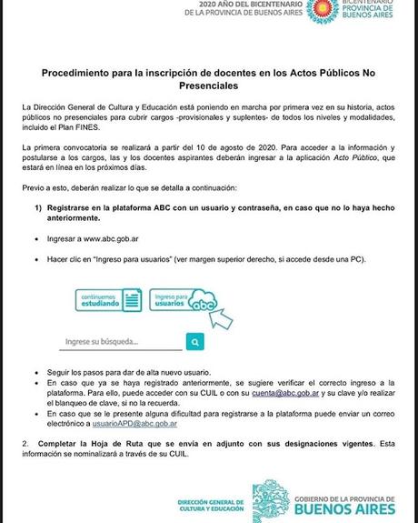 Actos Públicos ONLINE. Procedimiento para inscribirse