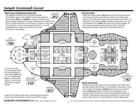 Starship Geomorphs 2.0 para Traveller, en descarga libre