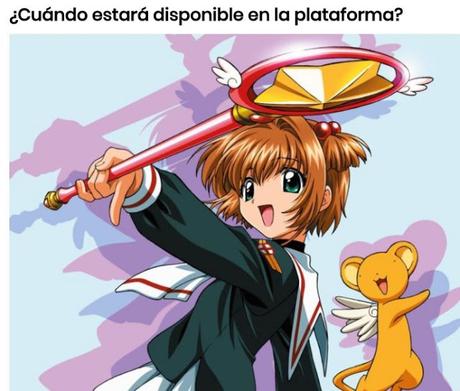 El estreno de ‘Sakura Card Captor’ en Netflix está más cerca que nunca