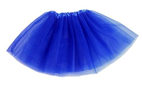 Falda Tul Azul Rey / Falda Corta Mujer - Princessly