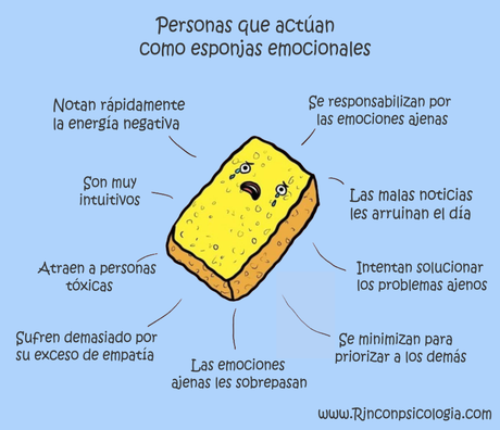 Los peligros de convertirte en una “esponja emocional” Los peligros de convertirte en una “esponja emocional”