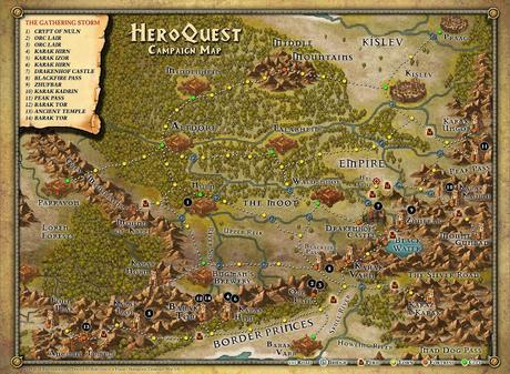 Mapa de campaña de HeroQuest (Clasico)