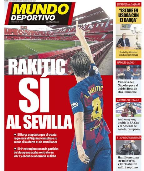 El regreso de Rakitic al Sevilla FC gana enteros