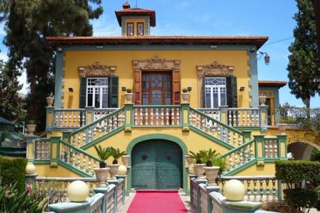 Fachada de Villa Amparo en Rocafor (Valencia), la casa donde vivió Antonio Machado durante la Guerra Civil.