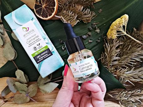 Aceite Facial Calmante de Armonía Cosmética Natural aceite facial Armonía cosmética natural belleza beauty tratamiento skincare