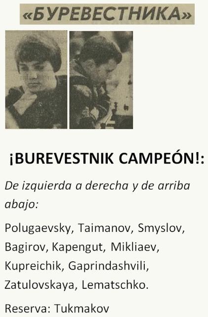 La Finalísima del Campeonato de la U.R.S.S. por Equipos celebrado en 1968 en Riga