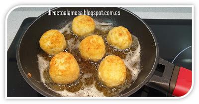 Bolitas de arroz y queso Bolitas de arroz y queso