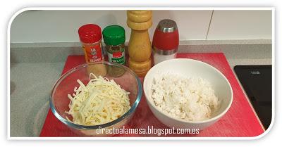 Bolitas de arroz y queso