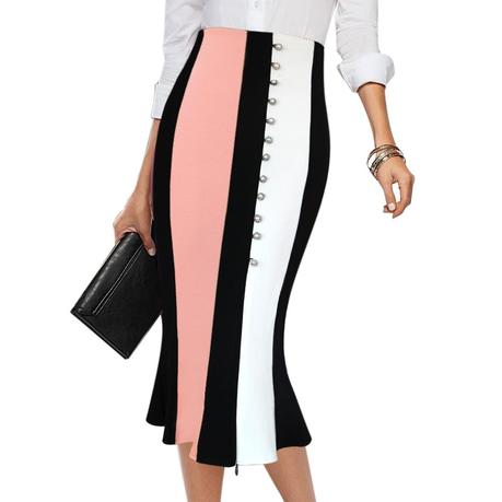 Falda Escocesa Larga Mujer