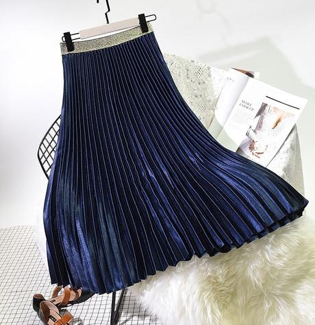 Falda Escocesa Larga Mujer