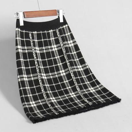 Falda Escocesa Larga Mujer