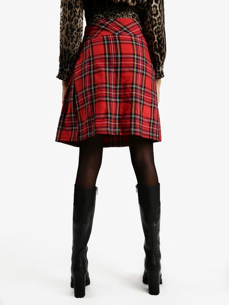 Falda Escocesa Larga Mujer