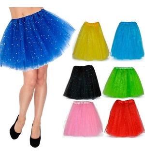 Falda Tul Estrellas Mujer