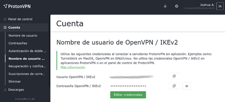 Configurar el servicio VPN de ProtonVPN en Debian/Ubuntu