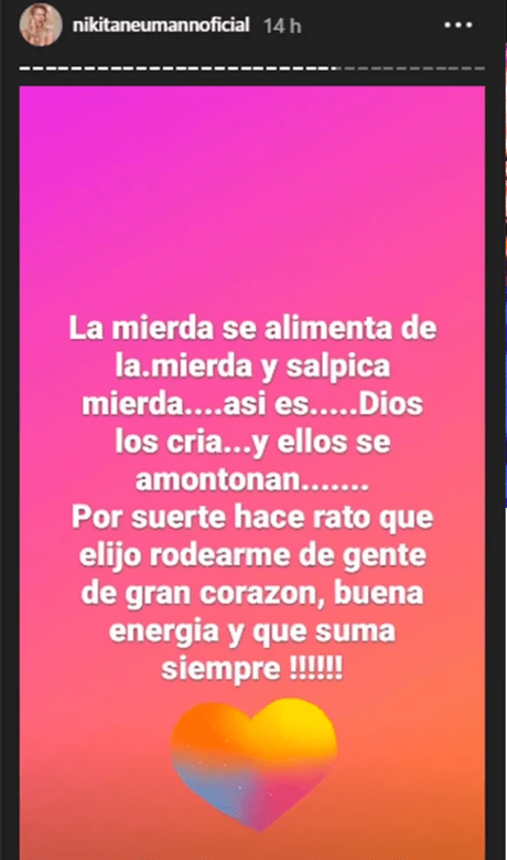 “Esa gente que se aprovecha…”: ¡Terribles posteos de Nicole Neumann contra Fabián Cubero