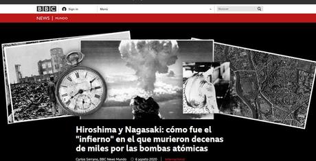 REPORTAJE DE BBC MUNDO CON MAGNÍFICAS FOTOS SOBRE EL 75 ANIVERSARIO DEL LANZAMIENTO DE LAS BOMBAS SOBRE HIROSHIMA Y NAGASAKI REPORTAJE DE BBC MUNDO CON MAGNÍFICAS FOTOS SOBRE EL 75 ANIVERSARIO DEL LANZAMIENTO DE LAS BOMBAS SOBRE HIROSHIMA Y NAGASAKI