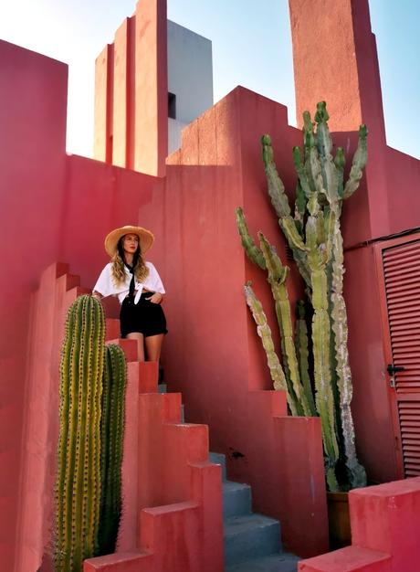 Un sombrero de paja en la Muralla Roja