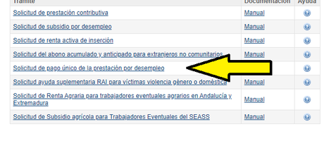Como solicitar el pago único de la prestación por desempleo Online