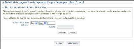 Como solicitar el pago único de la prestación por desempleo Online