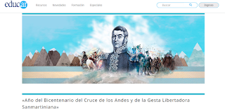 Recursos: José de San Martín en Internet