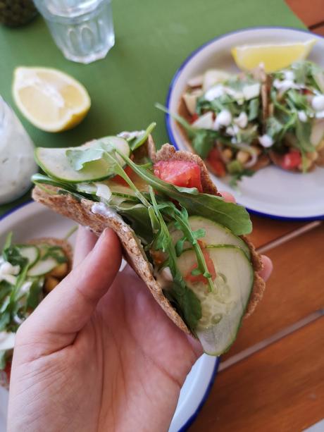 Receta de tacos saludables con garbanzos